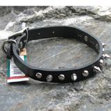 Spiked Dog Collar Black 14 x 5/8 inch
