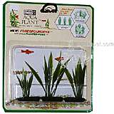 Amazon Sword 3 pod Plastic Aquarium Plant