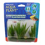 Amazon Sword 6 pod Plastic Aquarium Plant