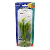 Flowering Crypt Medium Plastic Aquarium Plant