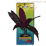 Red Lily Medium Plastic Aquarium Plant