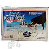 Double Dog Diner Steel 15 inches high with 2 3-Quart Bowls