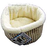 Caddis Comfy Curler Dog or Cat Bed