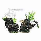 Penn Plax Shipwreck Bow Medium Aquarium Ornament