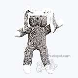 Sock Pals Bunny Dog Toy