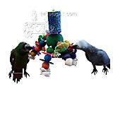 Acrylic Bird Toy Star Clusters Large