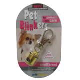 Flashing LED Pet Blinker Jade and Yellow