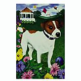 GR8 Dogs Jack Russell Terrier House Flag