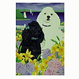 GR8 Dogs Poodle House Flag