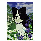 GR8 Dogs Border Collie House Flag
