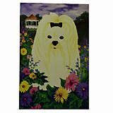 GR8 Dogs Maltese House Flag