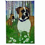 GR8 Dogs Boxer Garden Flag