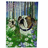 GR8 Dogs Bulldog Garden Flag