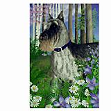 GR8 Dogs Schnauzer Garden Flag
