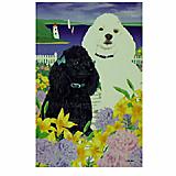 GR8 Dogs Poodle Garden Flag