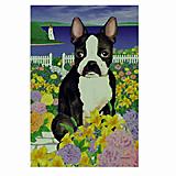 GR8 Dogs Boston Terrier Garden Flag