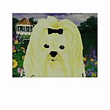 GR8 Dogs Maltese Indoor/Outdoor Floor Mat