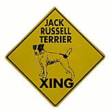Jack Russell Xing Sign 12 x 12 inch