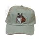 Cap 100% Cotton with Embroidered Bulldog