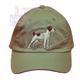 Cap 100% Cotton with Embroidered Jack Russell Terrier