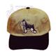 Cap 100% Cotton with Embroidered Schnauzer