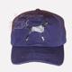 Cap 100% Cotton with Embroidered Blue Tick Hound