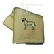Cotton Terry Cloth Dog Hand Towel w/Embroidered Lab Yellow
