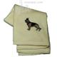 Cotton Terry Cloth Dog Hand Towel with German Shepherd 