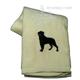 Cotton Terry Cloth Dog Hand Towel w/Embroidered Rottweiler