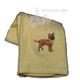 Cotton Terry Cloth Dog Hand Towel with Embroidered Chihuahua