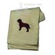 Cotton Terry Cloth Dog Hand Towel with Lab Chocolate