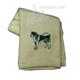 Cotton Terry Cloth Dog Hand Towel with Embroidered Malamute