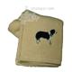 Cotton Terry Cloth Dog Hand Towel with Border Collie