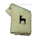 Cotton Terry Cloth Dog Hand Towel with Minature Pinscher