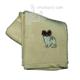 Cotton Terry Cloth Dog Hand Towel with Embroidered Papillon
