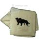 Cotton Terry Cloth Dog Hand Towel with Flat Coat Retriever