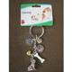 Key Chain Bulldog with 5 Charms