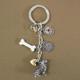 Key Chain King Charles Spaniel with 5 Charms