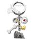 Key Chain Maltese with 5 Charms