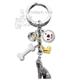 Key Chain Poodle with 5 Charms