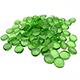 Gem Stones Flat Marbles Green Aquarium Decoration