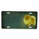Aluminum Dog Breed License Plate with Pomeranian