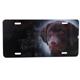 Aluminum Dog Breed License Plate with Chocolate Labrador