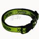 Max Pawfection Adjustable Printed XOXO Dog Collar Lime Small