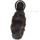 Tennis Ball with Racoon Tail Dog Toy