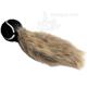 Tennis Ball with Squirrel Tail Dog Toy