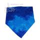 Dog Bandana Handmade Tie-Dye Blue