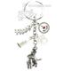 Key Charms Kitten and Bottle
