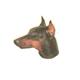 Double Sided Dog Decal Doberman