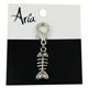 Aria Glitter Fish Charm Pink